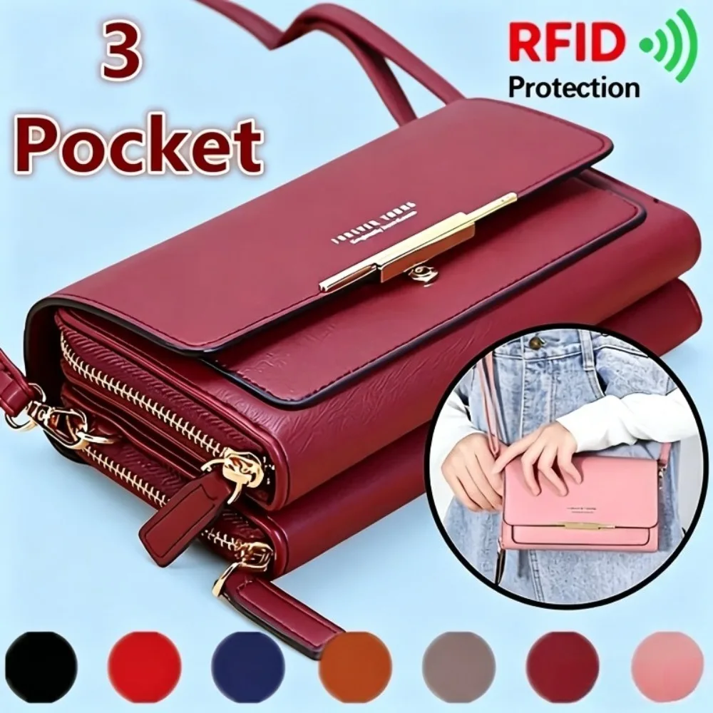

1PC Fashionable Women's Wallet, Shoulder Bag, Crossbody Bag, Medium Long Handbag, and Women's Crossbody Bag