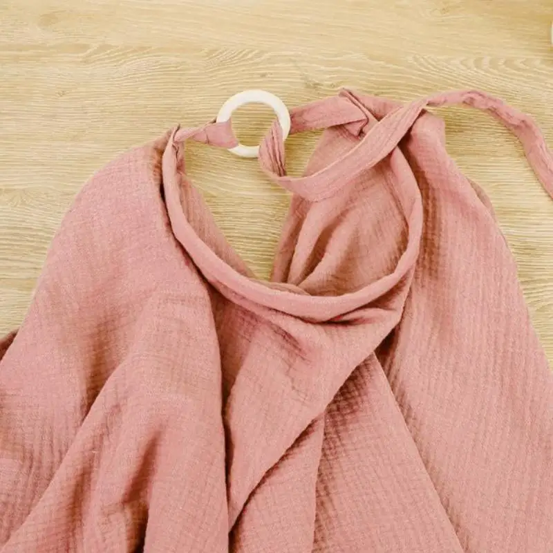 Baby Nursing Cover Breathable Nursing Cover With Arched Neckline Women's Mum Nursing Apron Soft And Breathable Pure Cotton