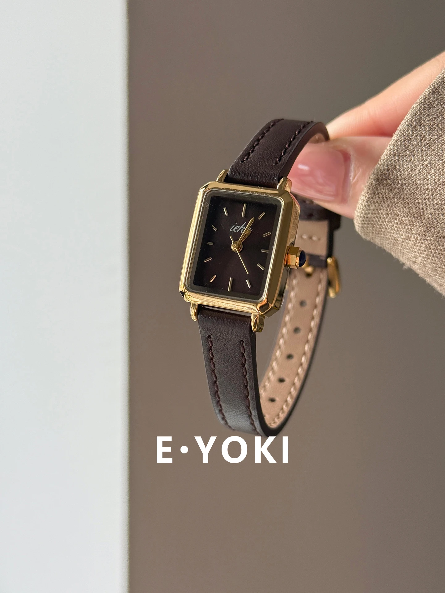 reloj-de-cuarzo-exquisito-simple-y-ligero-de-lujo-con-correa-cuadrada-pequena-de-color-chocolate-para-mujer-reloj-de-lujo-original-para-mujer