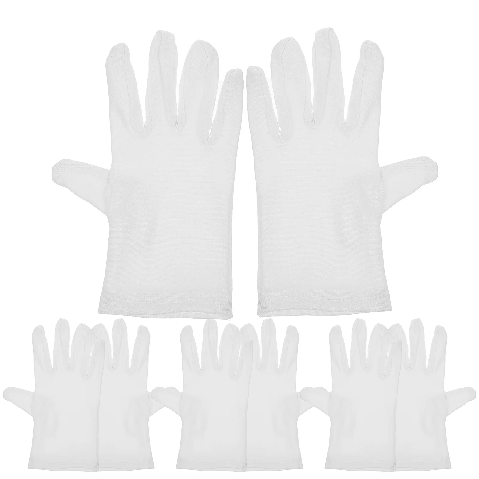 

5 Pairs Work Gloves Small Garden Gardening Landscaping Breathable Planting Warehouse White Working