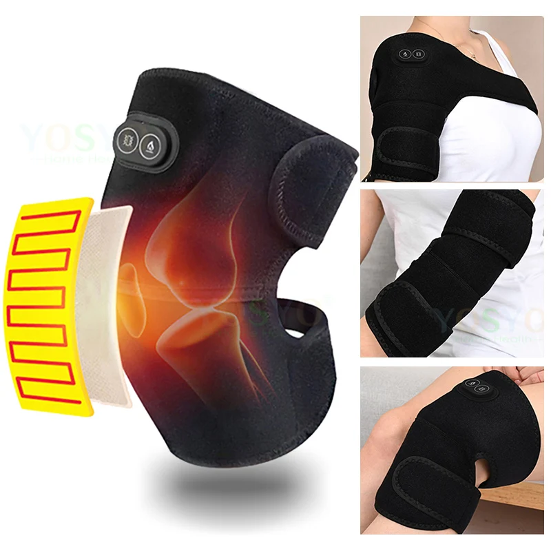 

Electric Heating Neck Shoulder Brace Heating Knee Massager Ankle and Wrist Support Adjustable Heating Belt For Arthritis Joint I