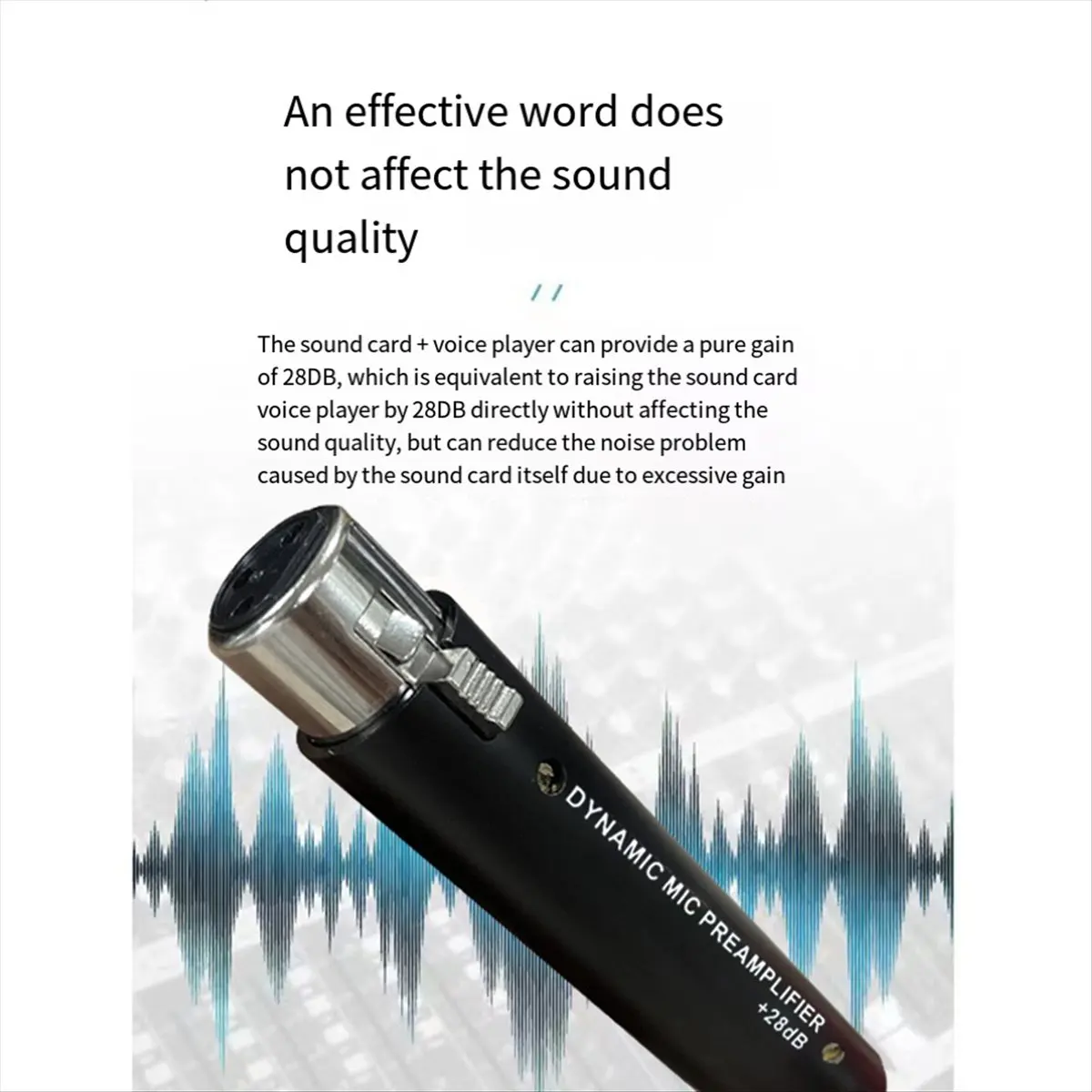 # Best Choice Microphone Preamplifier for DM1 Dynamic 28DB Gain Mic Amplifier for Dynamic and Passive Ribbon Microphones