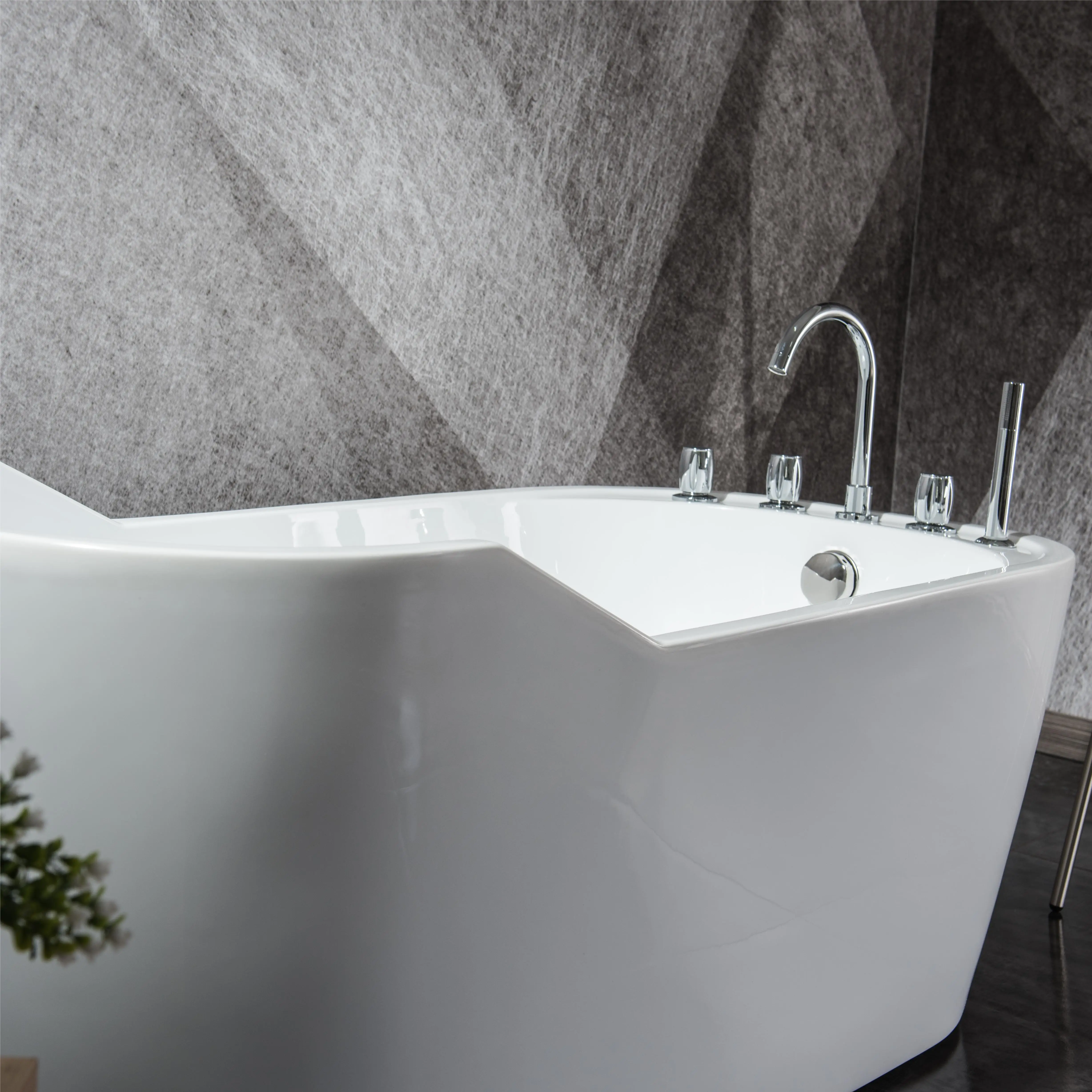 

Отдельностоящая акриловая ванна класса люкс 1,5 м, портативная гидромассажная ванна для взрослых