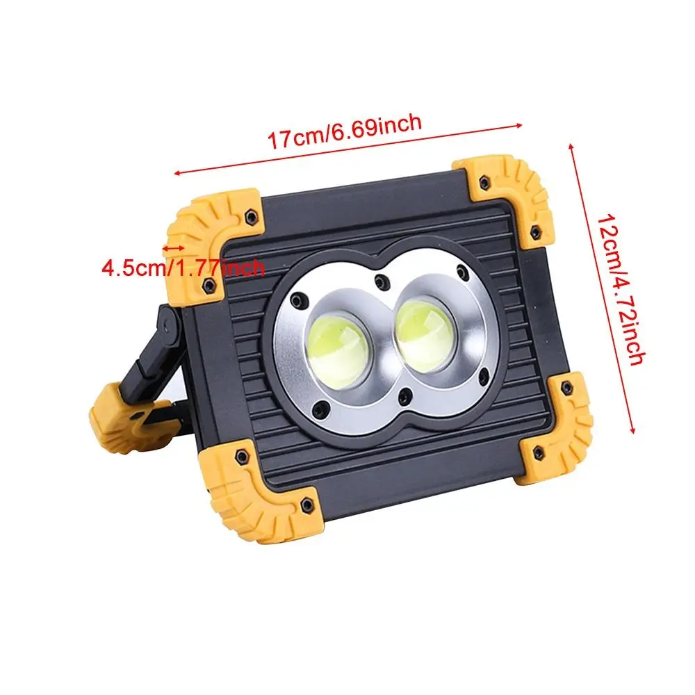 New Floodlight USB Rechargeable Camping Lamp Searchlight Flashlight COB LED Work Light