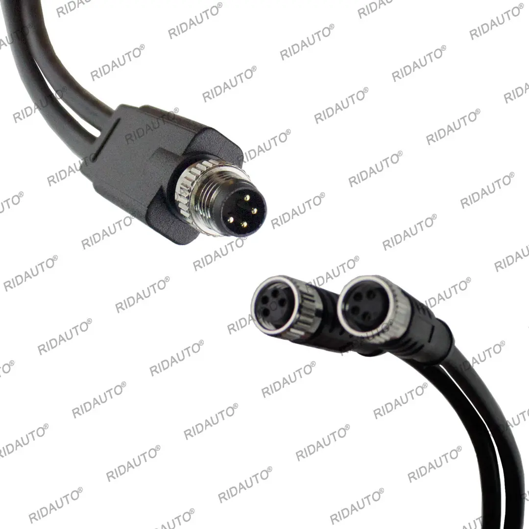 M8 MultiControl Y-Splitter Cable Fit For Interroll Compatible MultiControl 4 pins 300 mm Black IP67 additional sensors control