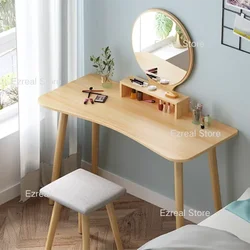 Bedroom Toiletries Dresser Dressing Table Makeup Vanity Dressing Table Mirror Wooden Organizer Comfortable Penteadeira Furniture