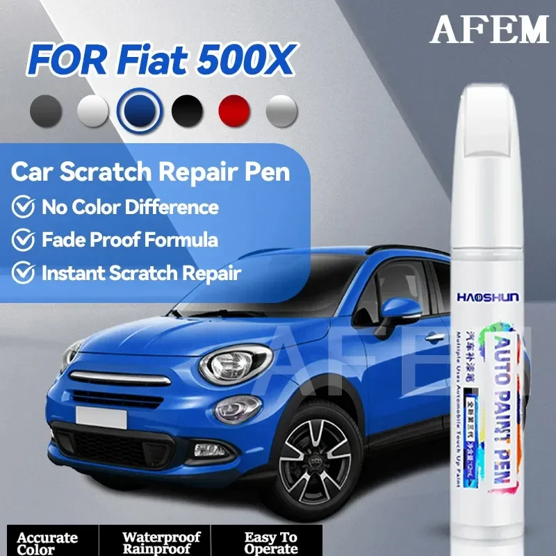 Specialized Automobiles For FIAT 500X 2014-2025 334 335 Paint Repair Pen Touch Up Scratch Remover DIY Auto Accessories Black Whi