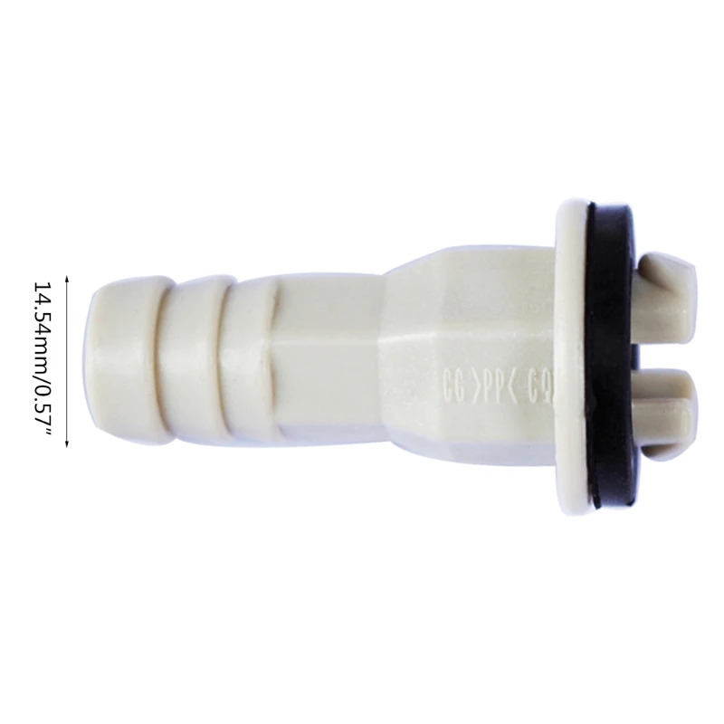 미디어 17mm/0.67in 배수 호스 어댑터 커넥터 고무 링 Dropshipping 용 팔꿈치 수도관 커넥터