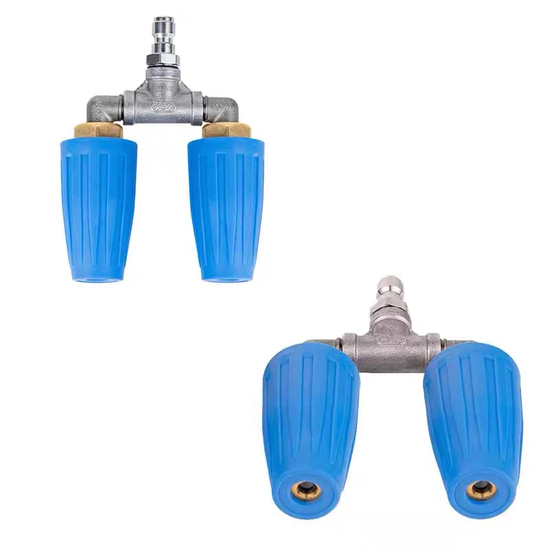 high-pressure-water-gun-cleaning-machine-rotating-nozzle-with-three-way-stainless-steel-water-pipe-joint-tip1-4-4000psi