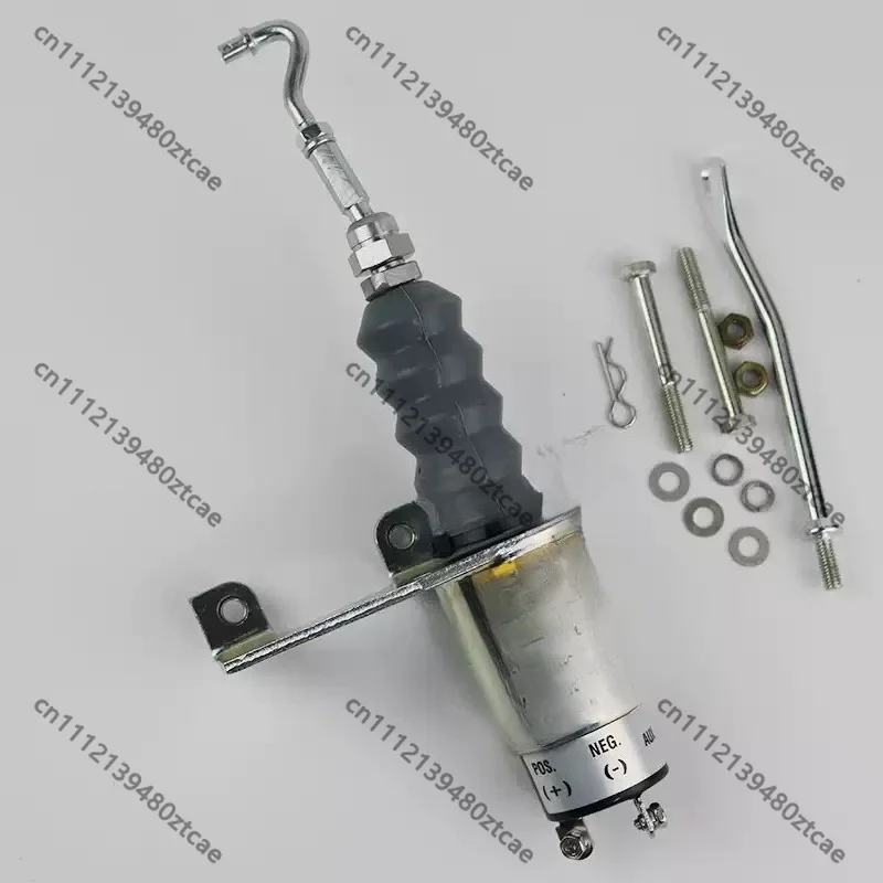 12V 24V Fuel Cut Flameout Solenoid Electromagnet SA-3765-12 SA-3765-24 Stop Device For Diesel Engine