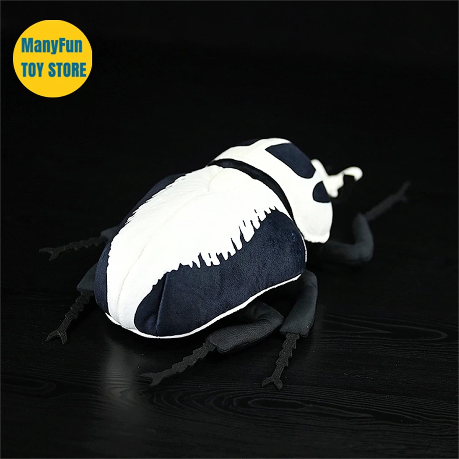 Realistic Goliath Beetle Plush Toy Scarab Beetle Insect Plushie Lifelike Goliathus Goliatus Stuffed Animal Simulation Doll view 4