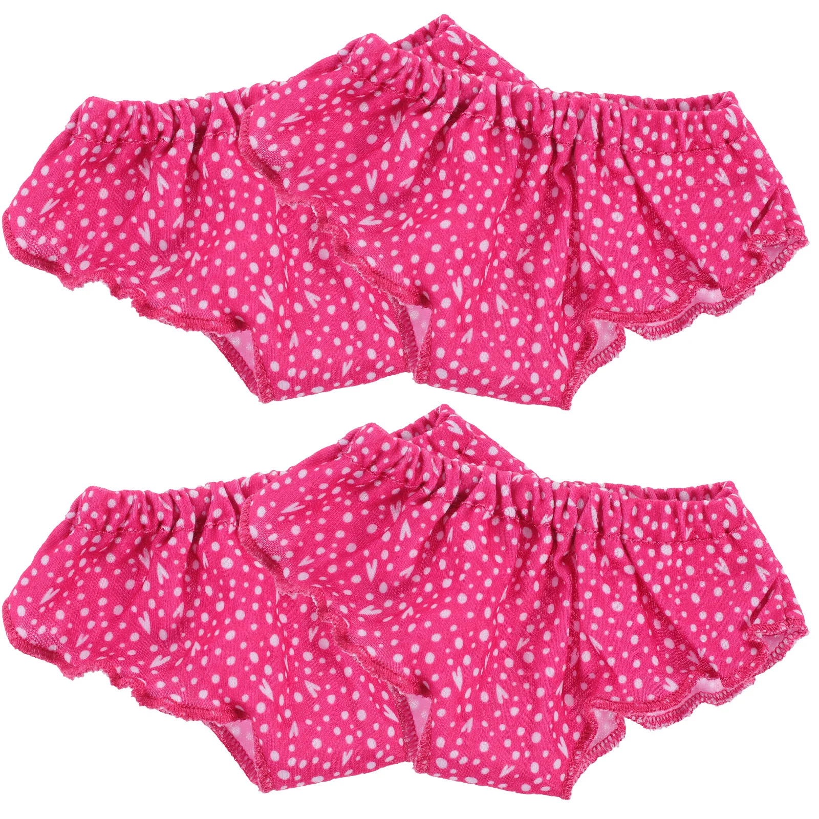 

4 Pcs Girls Toys Clothes Panties Accessories Spot Underpants Accessory Rosy Underwear for