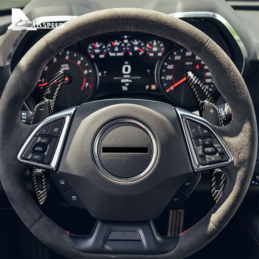 

TOP ABS Car Steering Wheel Paddle Shifter Cover for Chevrolet Camaro 2016 2017 2018 2019 2020 2021 2022 2023 Trim Accessories