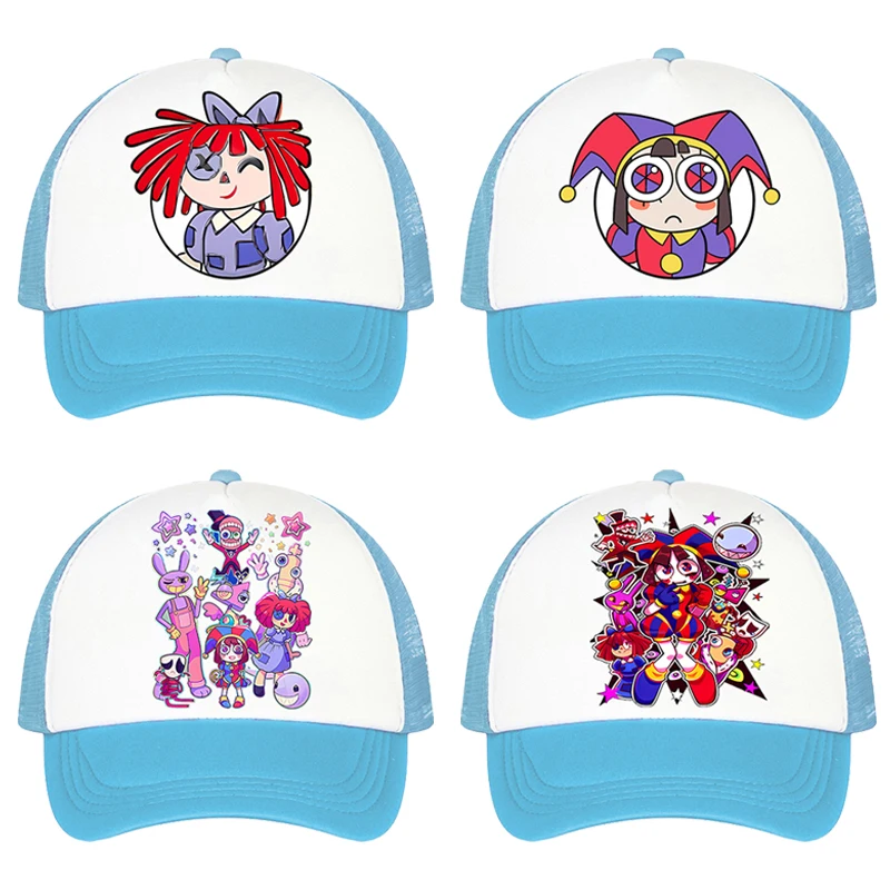 

The Amazing Digital Circus Baseball Caps Cartoon Character Printed Sun Hat Anime Summer Casual Hats Adjustable Peaked Cap Gifts