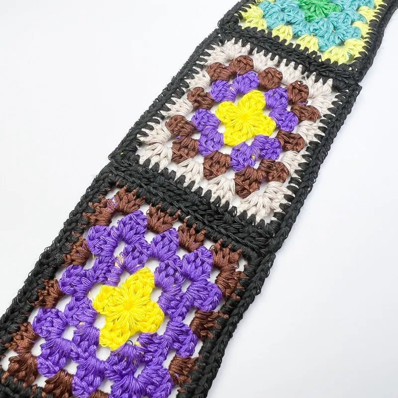 

1 ярд кружевной ткани для шитья одежды, декоративная кружевная лента крючком, аксессуары ручной работы