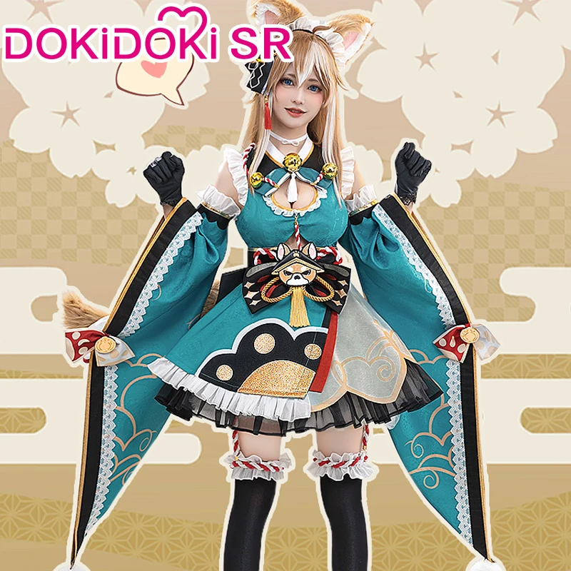 IN STOCK Miss Hina/GOROU Doujin Cosplay Game Genshin Impact Cosplay Costume DokiDoki-SR Cute Maid Uniform Cosplay Hina Halloween