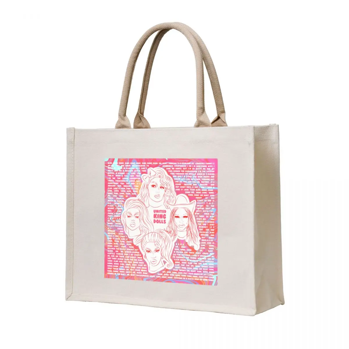 

UK HUN UNITED KING DOLLS Tote Bag Canvas shoulder bag hand bags ecological bags the tote bag