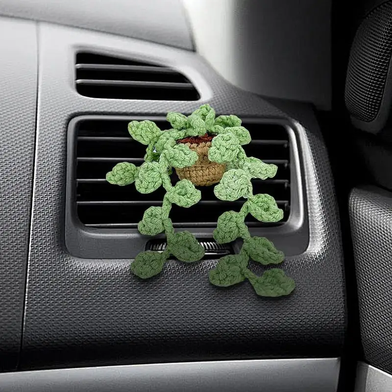 مشابك تنفيس هواء السيارة للنساء والرجال ، نبات محفوظ بوعاء ، مشبك معطر ، ديكور داخلي للسيارة ، مكيف هواء ، منفذ ، سحر