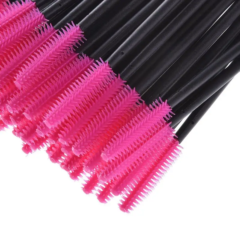 50pcs Disposable Eyelash Brushes Eyelashes Extension Tools Eyebrow Brush Mascara Wands Applicator Spoolers Eyelashes Cosmetic