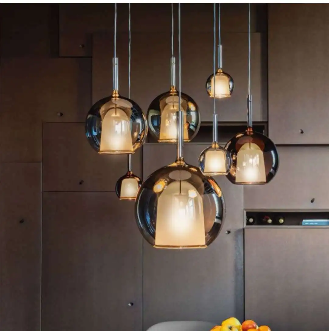 

Nordic Postmodern Minimalist Custom Glass Rod Sphere Chandelier - Foreign Designer Piece for Clubs, Restaurants & Boutique Inns