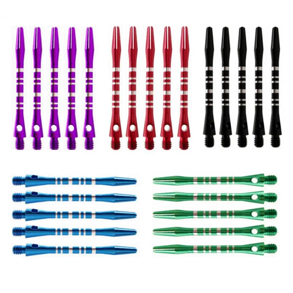 Painted Lines Dart Pole Set Dart Shaft Replacement Kit with Lockhole Polished Electroplated Steel Tip Accessories Multi-color