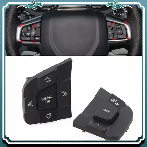 랜드로버 디스커버리 스포츠, 재규어 XE XF 2015-2019 파르용 ABTU 자동차 스티어링 휠 왼쪽 다기능 스위치 버튼 LR095537