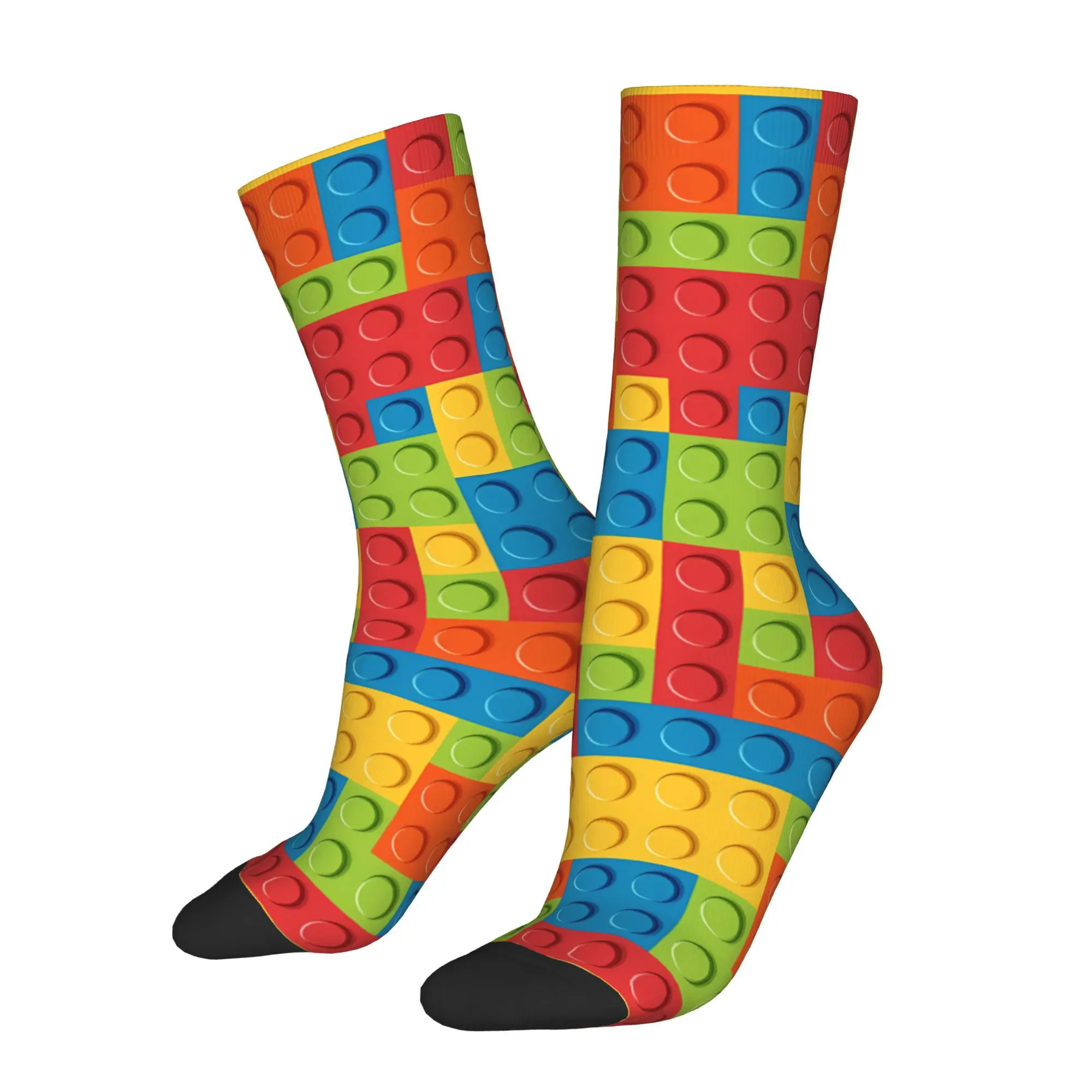 Funny Sock for Men Colorful Art Hip Hop Vintage  Happy Quality Pattern Printed Crew Sock Seamless Gift