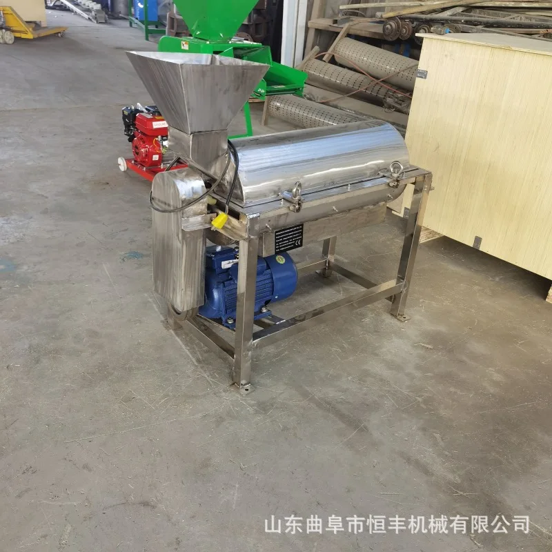 

(Customized for Sea Shipping) Cherry and yellow peach jam production pulping equipment, mango peeling and coring pulping machine