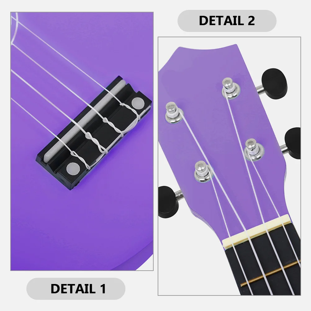 

Colorful Ukulele 21 Inch Wooden Kids Musical Instrument Toddler Guitar Basswood Beginner Ukuleles Portable Educational Toy