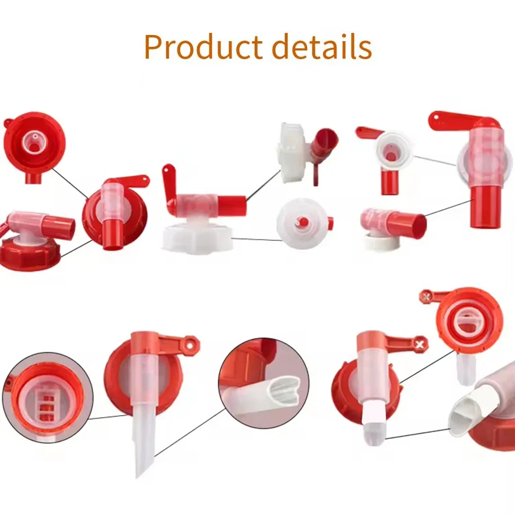 Gardening Water Faucet 6/4 inch 26mm Plastic Valve for Plant Nutrient Solutions Quick Connect Anti Theft Design