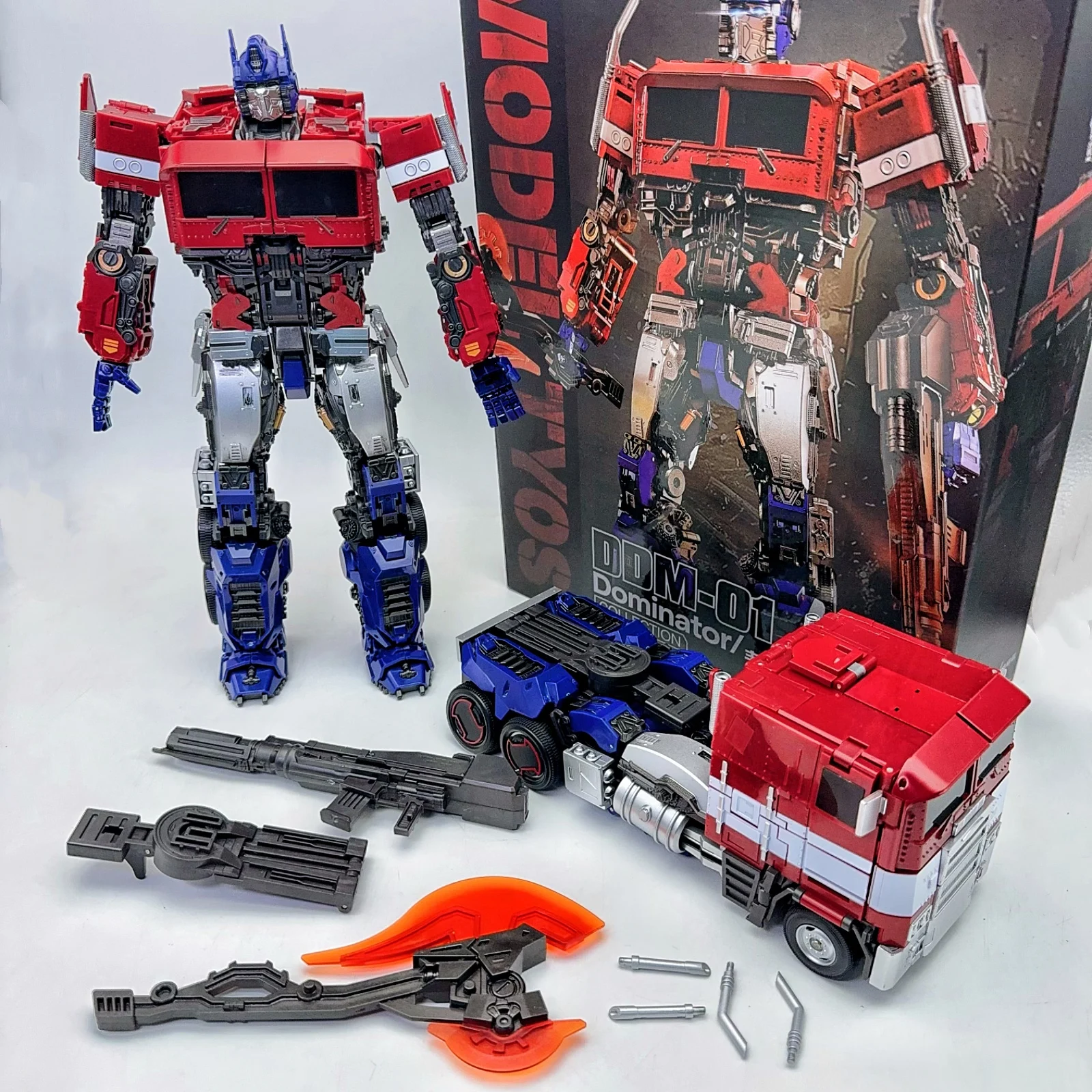 In Stock Transformation DM-01 DDM01 O.p Commander 30CM 14-inch Alloy Changeable Action Figures Robot Toy Gift Collection