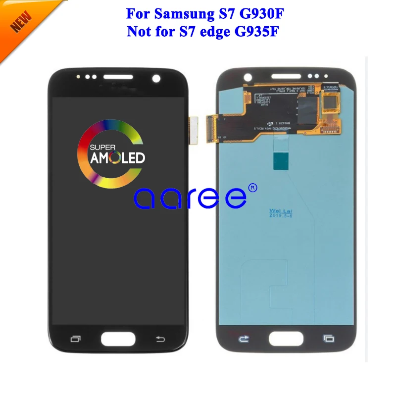 Super AMOLED LCD For Samsung S7 LCD G930F Display LCD Screen Touch Digitizer Assembly S7 edge G935F LCD Screen G930A G930F