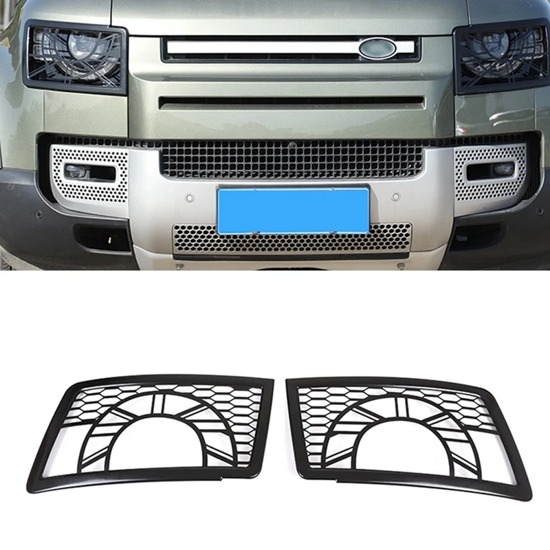 Car Headlight Lampshade Protection Net Cover Accessories For Land Rover Defender 110 2020-2022