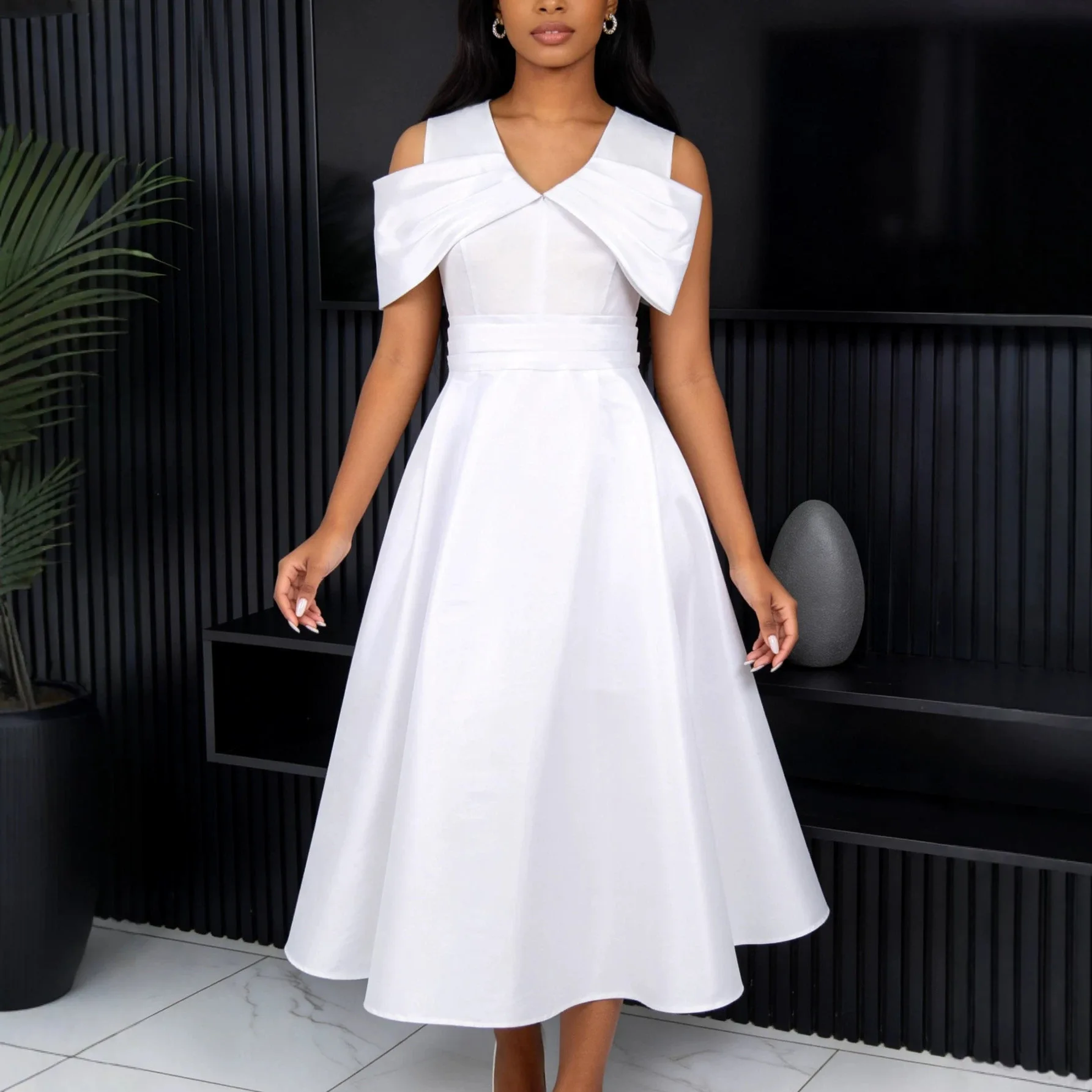African Dresses for Women V Neck Sleeveless H...