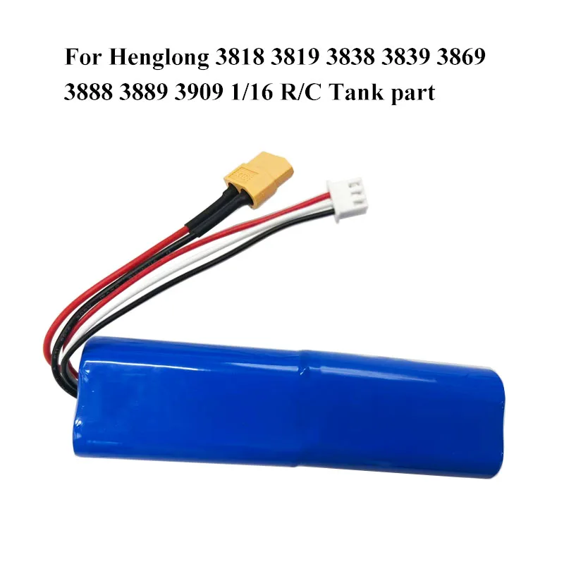 

Новый аккумулятор Li-ion XT60 PLUG 2S 7.4V 7000mAh 18650 USB для радиоуправляемых танков Henglong 3818 3819 3838 3839 3869 3888 3889 3909 масштаба 1/16