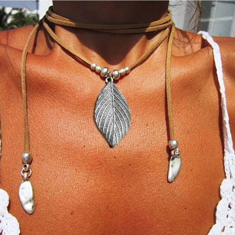 wrap necklace bohemian Boho jewelry