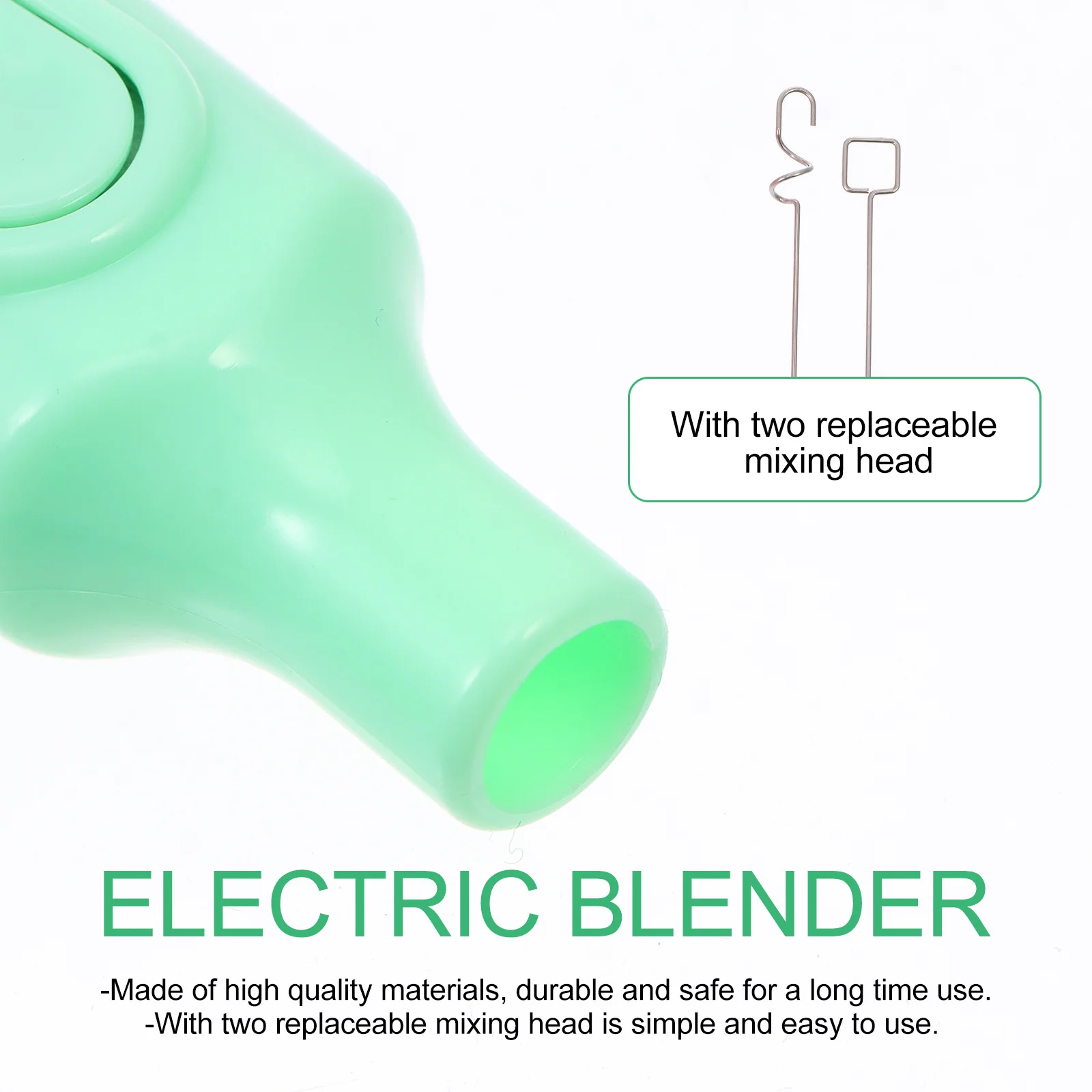 

1 set 1 Set Pigment Paints Stirrer Replaceable Mixing Heads Durable Easy Clean Portable Color Mixer Tool For Gouache Art Craft