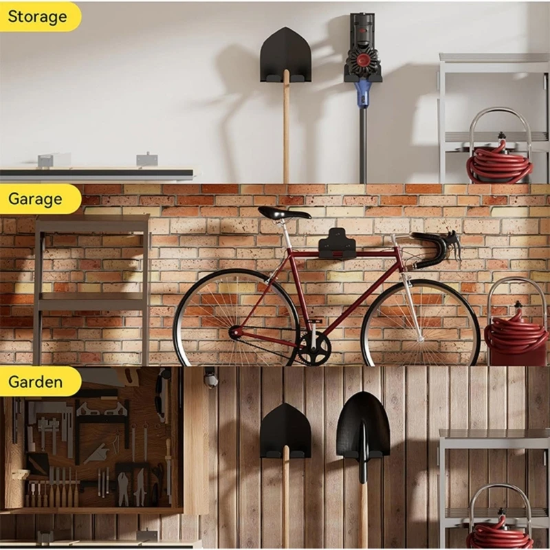 Versatility Wall Hanging Holder Trimmer Rack Garden Power Tool Hanger For Trimmer Whacker Easy Installation