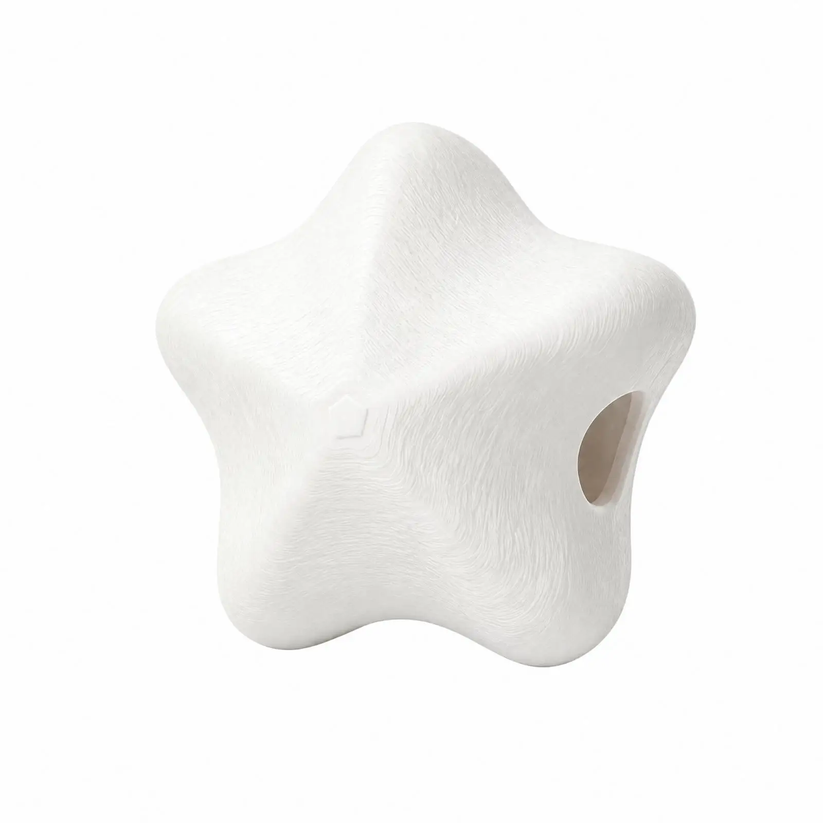 Small Reptile Climbing Base Textured PLA Star Shaped Hide for Terrarium Enclosure Reptile Supplies Accessory