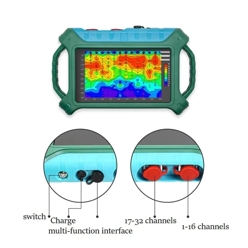 Factory 32channel Water Finder Long Range Water Detector Auto Graph Borehole Siting Machine for Hydrogeological Survey