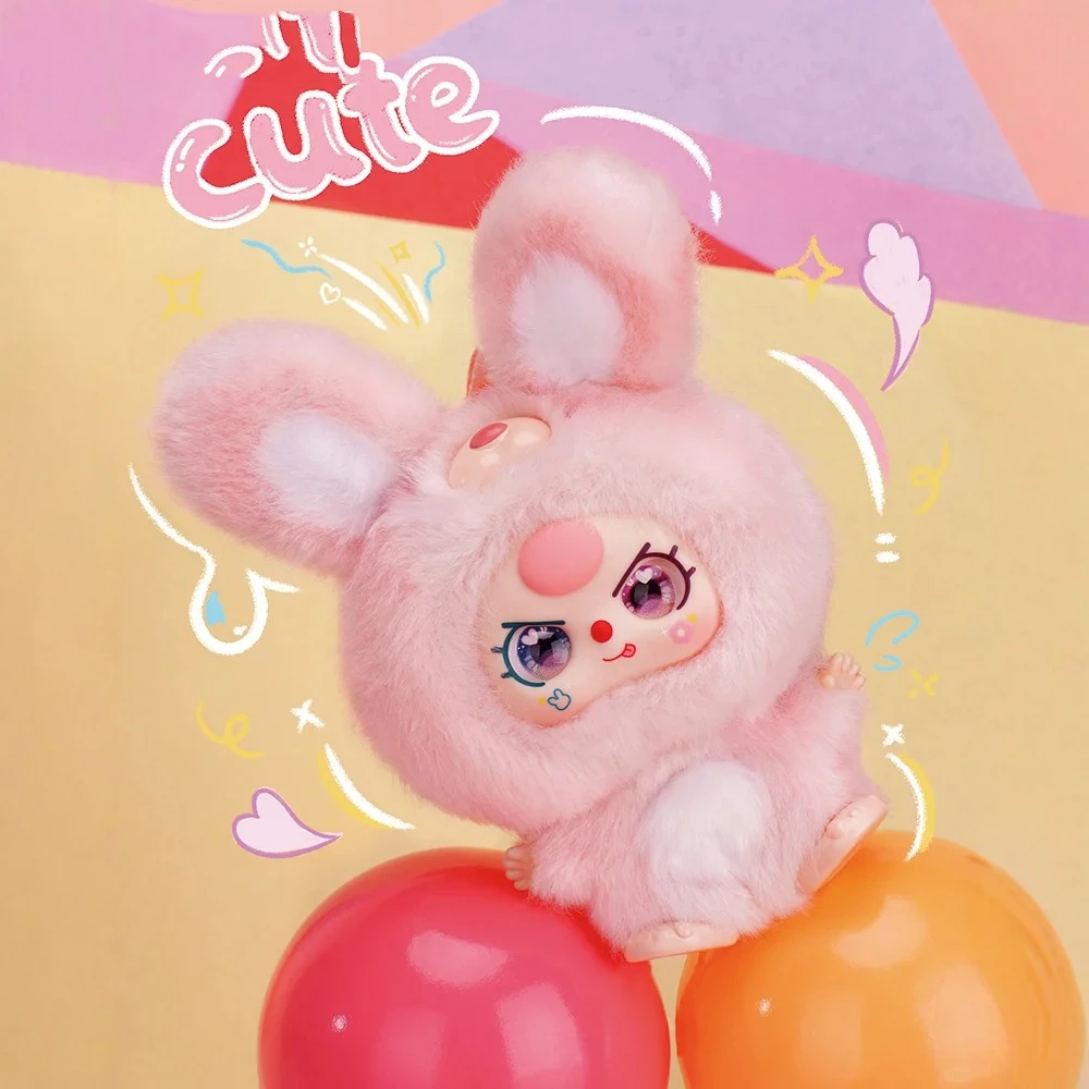 أصيلة 3 سنوات البسيطة عناق سلسلة الفينيل أفخم قلادة صندوق أعمى زخرفة اليدوية هدية العصرية دمية الإناث