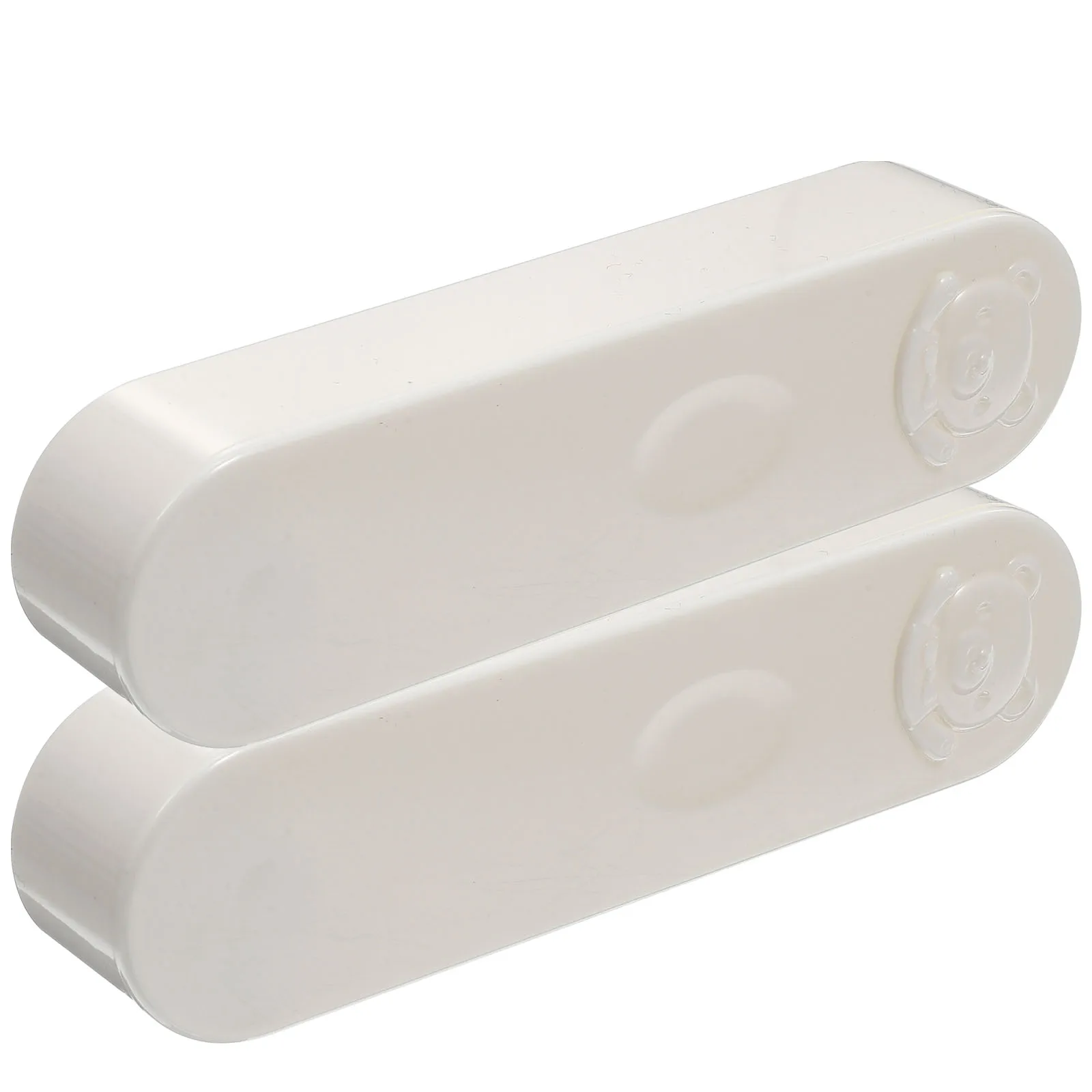 

2pcs Swab Box Cartoon Cotton Swab Cases Safe Travel Organizer PP Material Small Container Storage Portable Holder