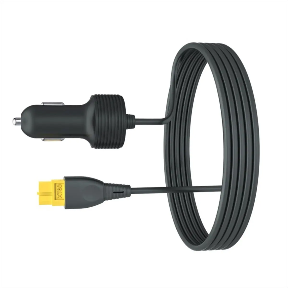 #23A Car Power Cable,3 meters Round Seal Ring XT60 Car Power Cord Drone Equipment (Black)
