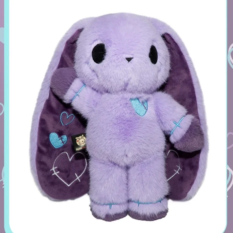Plushie Dreadfuls Purple Bunny Joy Rabbit Plush Toy Stitched Heart Fluffy Stuffed Doll Cute Collectible Surprise Holiday Gift