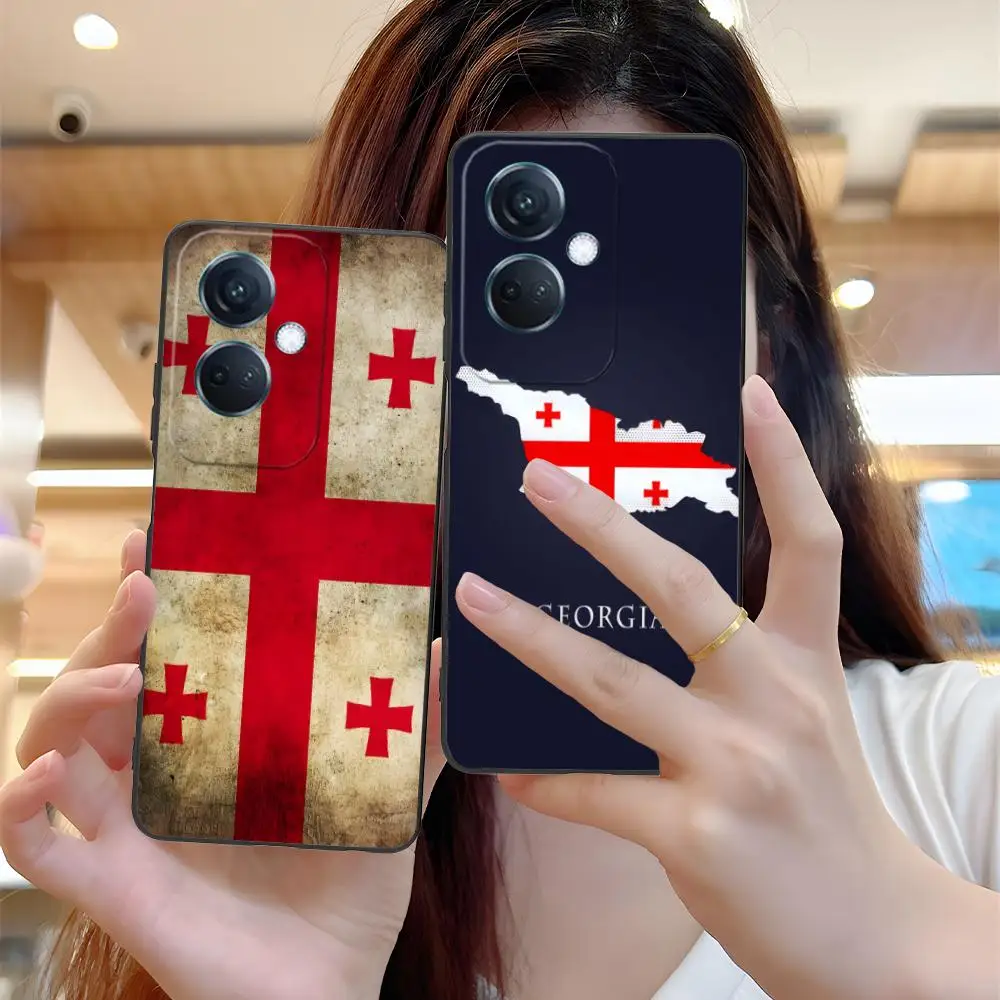 

Чехол для мобильного телефона с флагом Грузии для OPPO Find X9 X8 X7 X6 X5 X3 X2 Plus s Pro Ultra Lite с цветным принтом, чехол