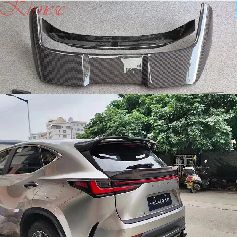 Carbon fiber CAR REAR WING TRUNK LIP SPOILER FOR LEXUS NX NX200 NX200t NX300h 2022 2023 2024 Roof spoiler