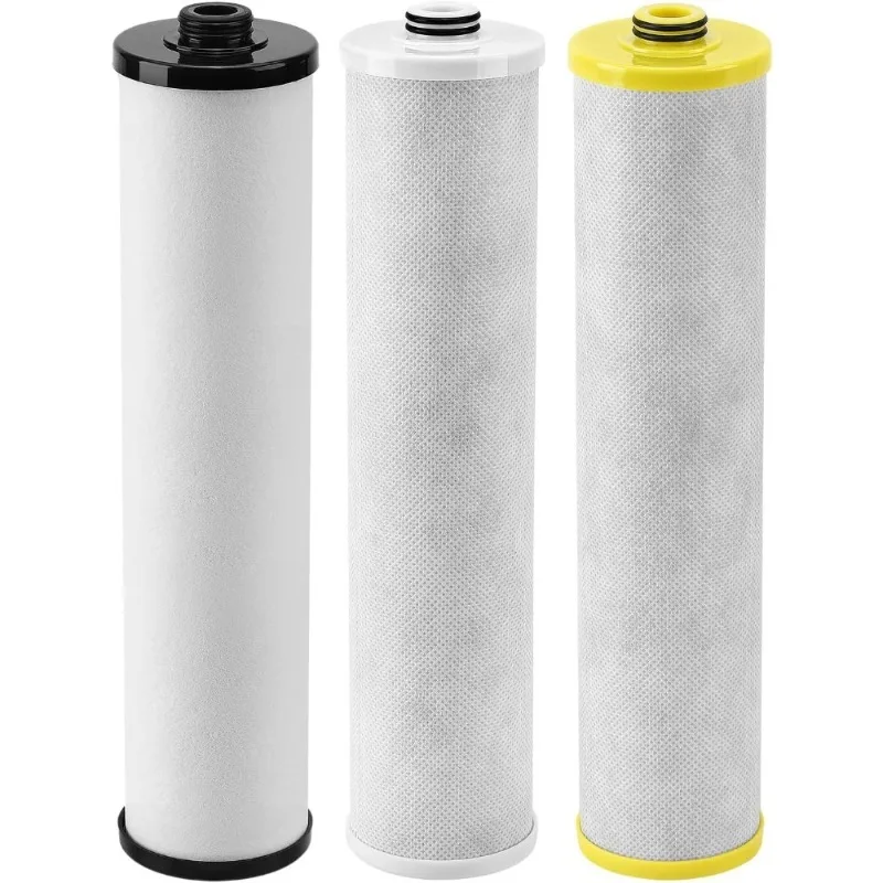 

Комплект из 3 сменных картриджей WF51 для фильтров для воды под мойку: уменьшают вкус и запах хлора