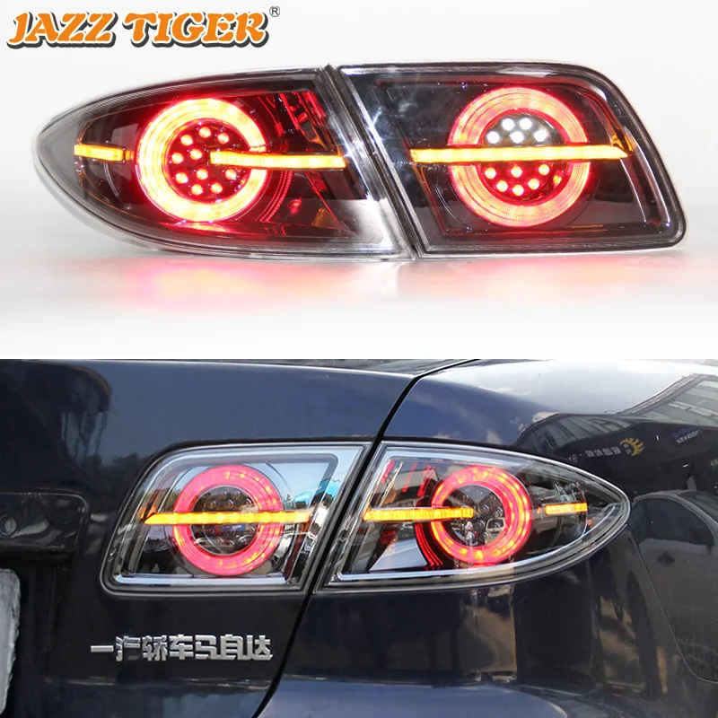 

Tail Light For Mazda 6 Sedan 2003 - 2012 Rear Led Dynamic Turn Signal Car Fog Lamp Brake Reverse Taillamp