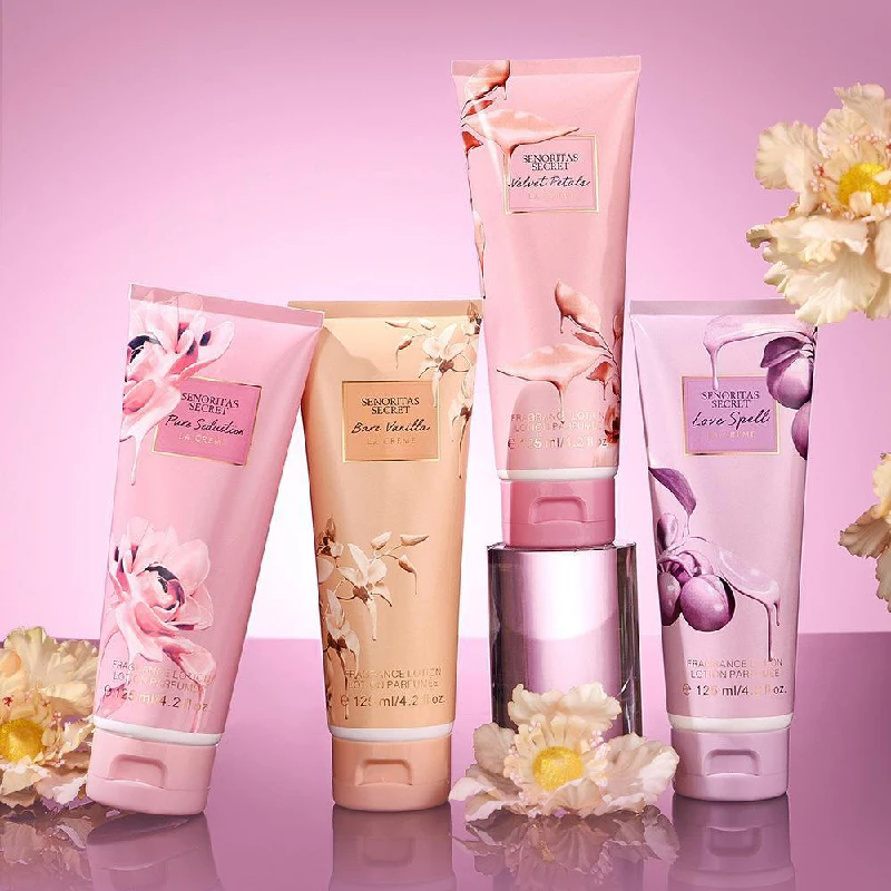 ﻿ Ensemble de parfum et de Lotion pour le corps de 250ML, parfum de vanille fruité Floral de luxe pour femmes, exfoliant hydratant, Spray corporel frais et doux