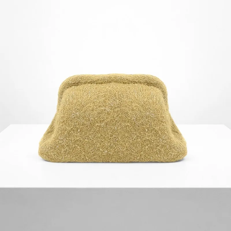 

Мягкая плюшевая сумка-клатч для женщин, осень/зима 2026, новый стиль, подходит для свиданий и повседневных прогулок, женская сумка-облако на застежке, Sacs À Main